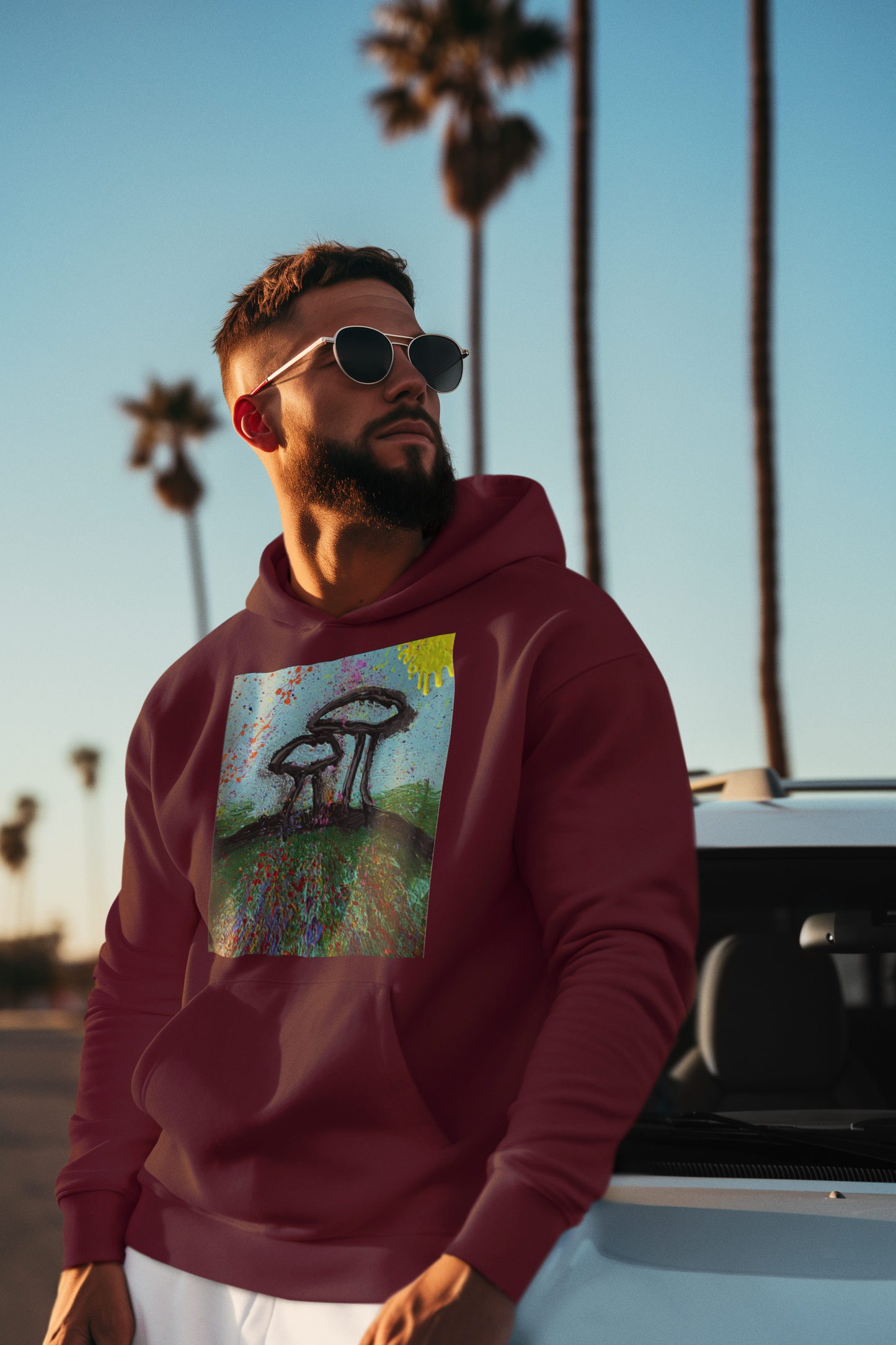 CW Mycelium Art Hoodie