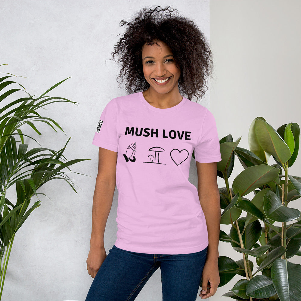 Mush Love Light Colors Unisex t-shirt